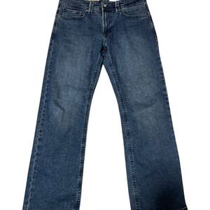 TK Axel Mens Jeans Slim Boot Cut Stretch Denim Med Wash Blue Size 34x32